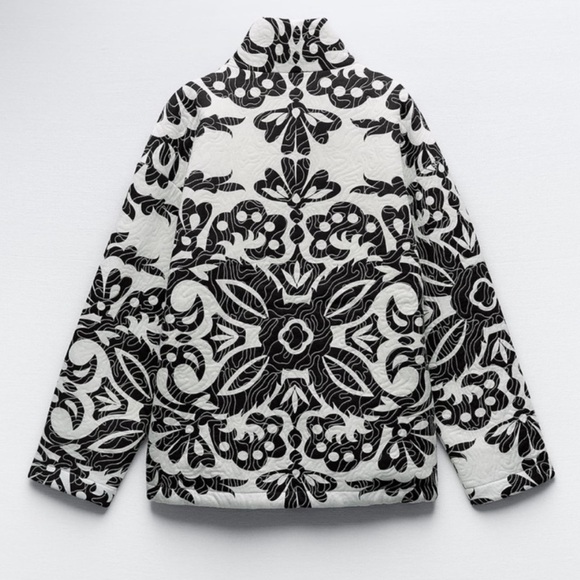 Zara printed quilted jacket - Picture 11 of 17